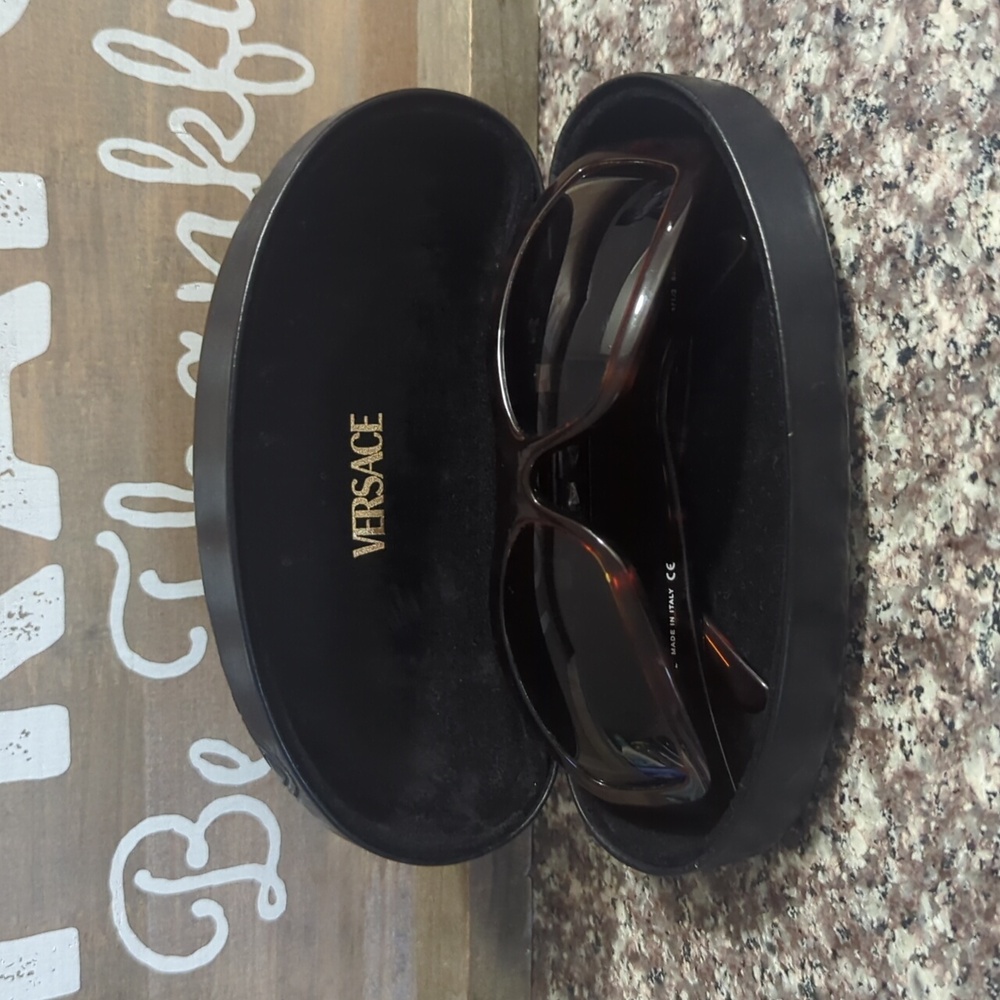 Versace MOD 4068 -B 371/3 Rectangle Sunglasses w/Case